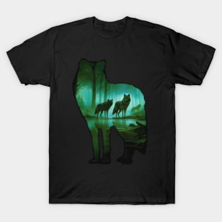 wolf pack nightly hunt T-Shirt